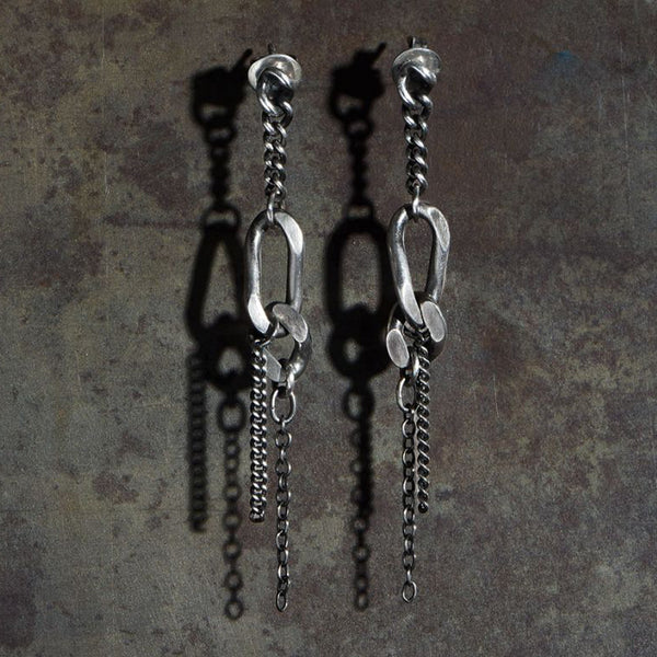 WERKSTATT MUNCHEN chain earrings M4521 PWM13